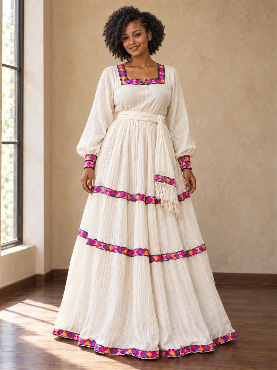 Rose Ribbon Gown የሀበሻ ልብስ
