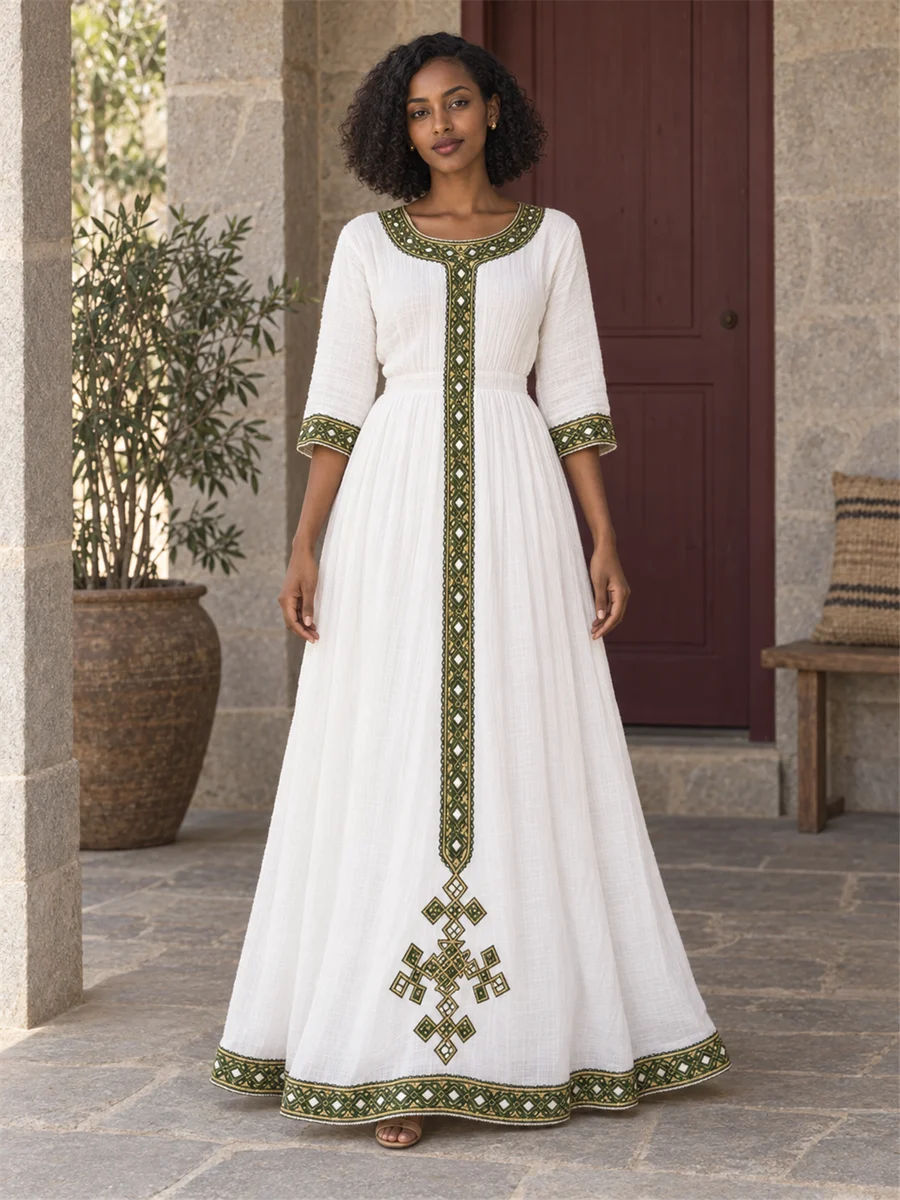 Olive Heritage Kemis የሀበሻ ልብስ