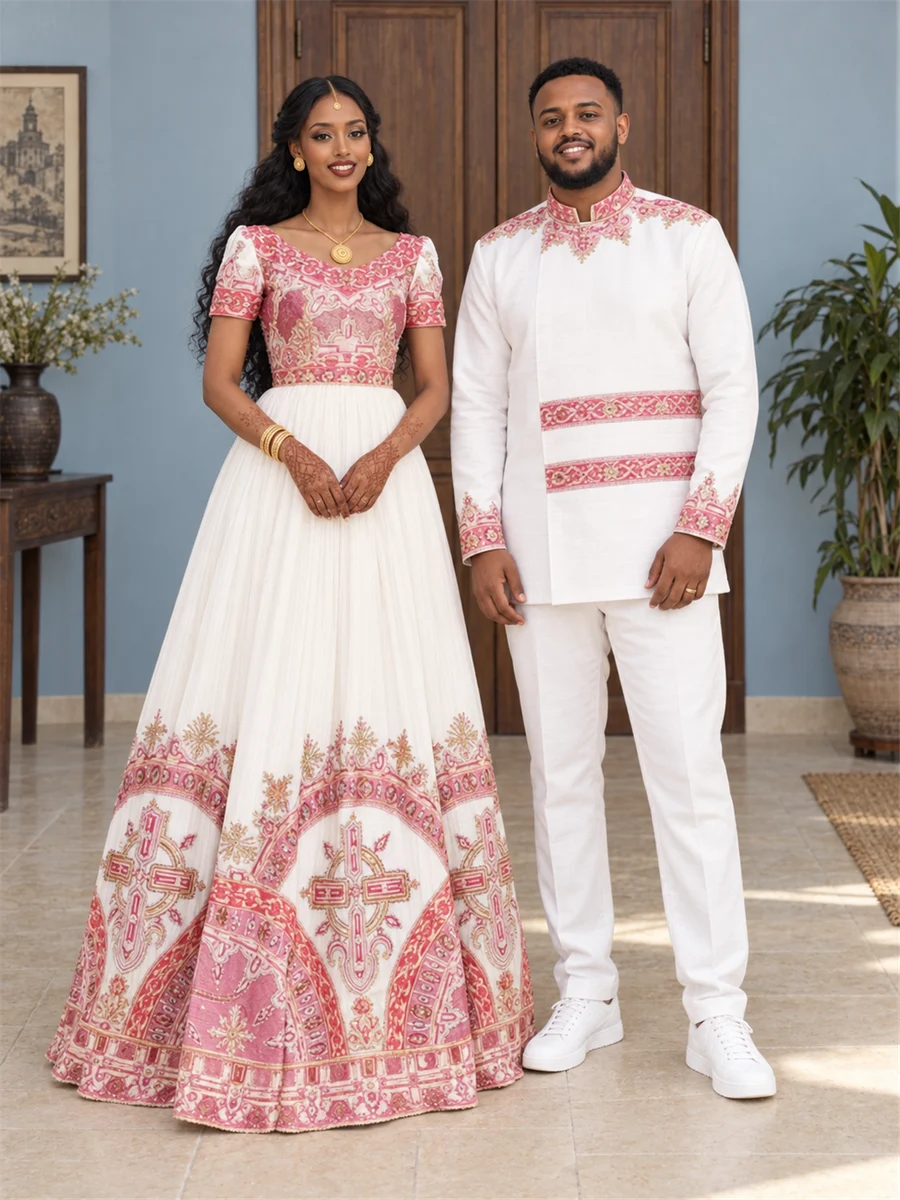 Rose Garden Couple የሀበሻ ልብስ