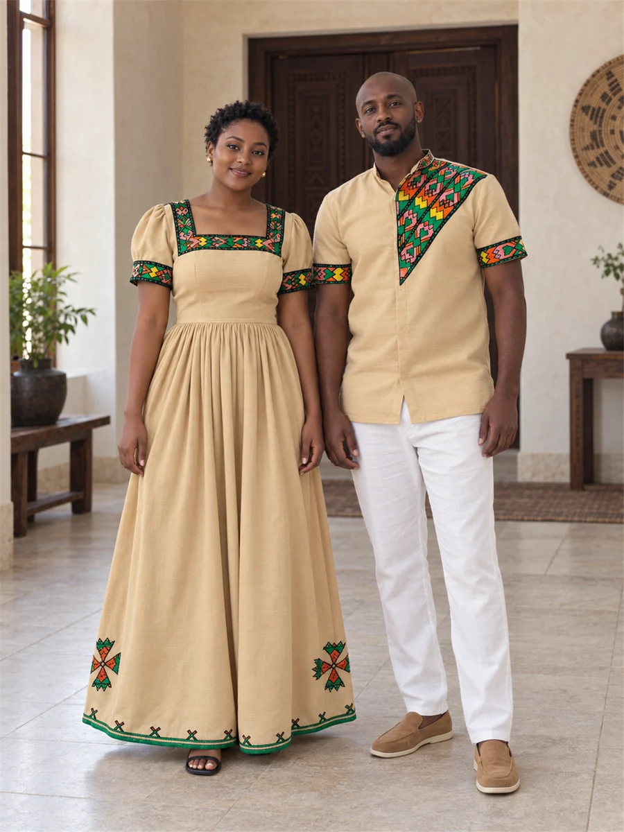 Sandstone Heritage Couple የሀበሻ ልብስ