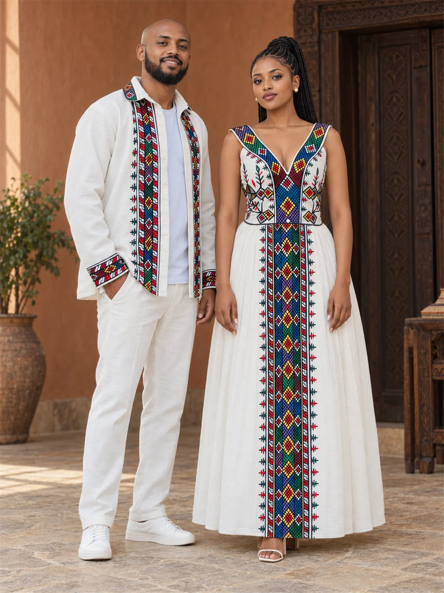 Rainbow Heritage Couple የሀበሻ ልብስ