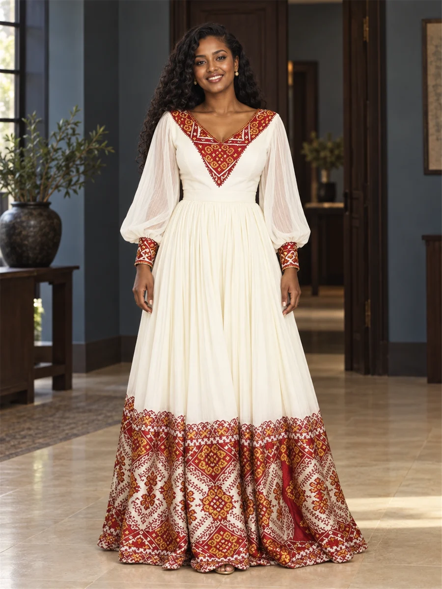 Ruby Hem Kaftan የሀበሻ ልብስ