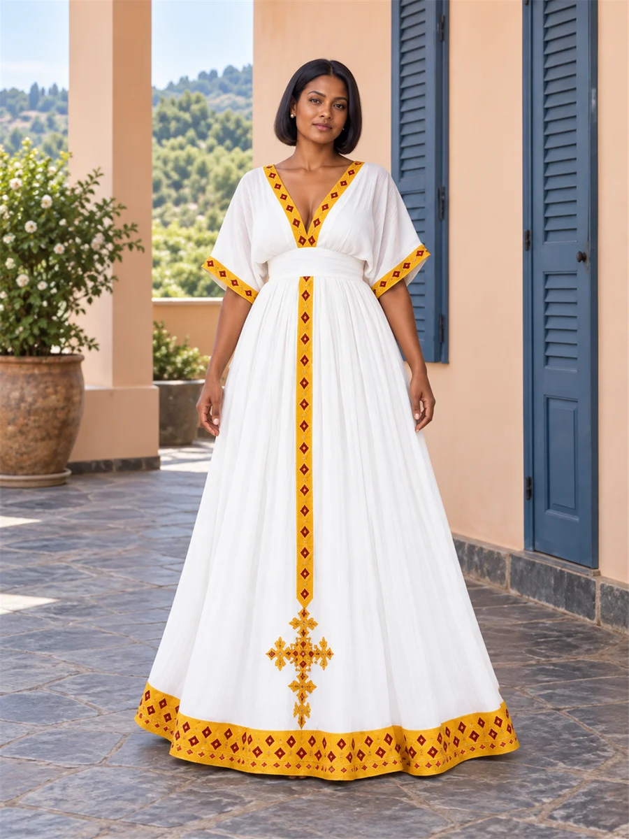 Amber Cross Kemis የሀበሻ ልብስ