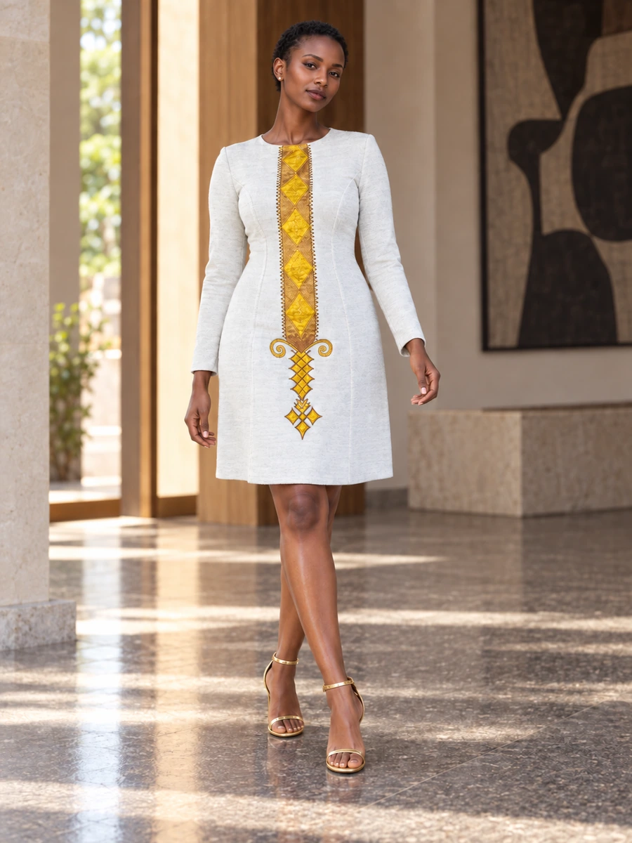 Golden Cross Mini የሀበሻ ልብስ