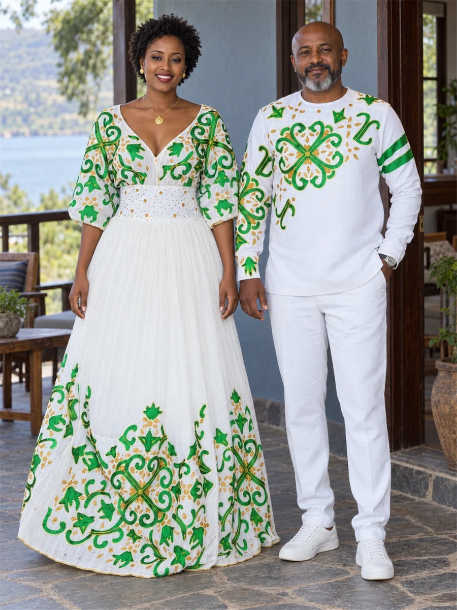 Emerald Garden Pair women’s Ethiopian traditional dress