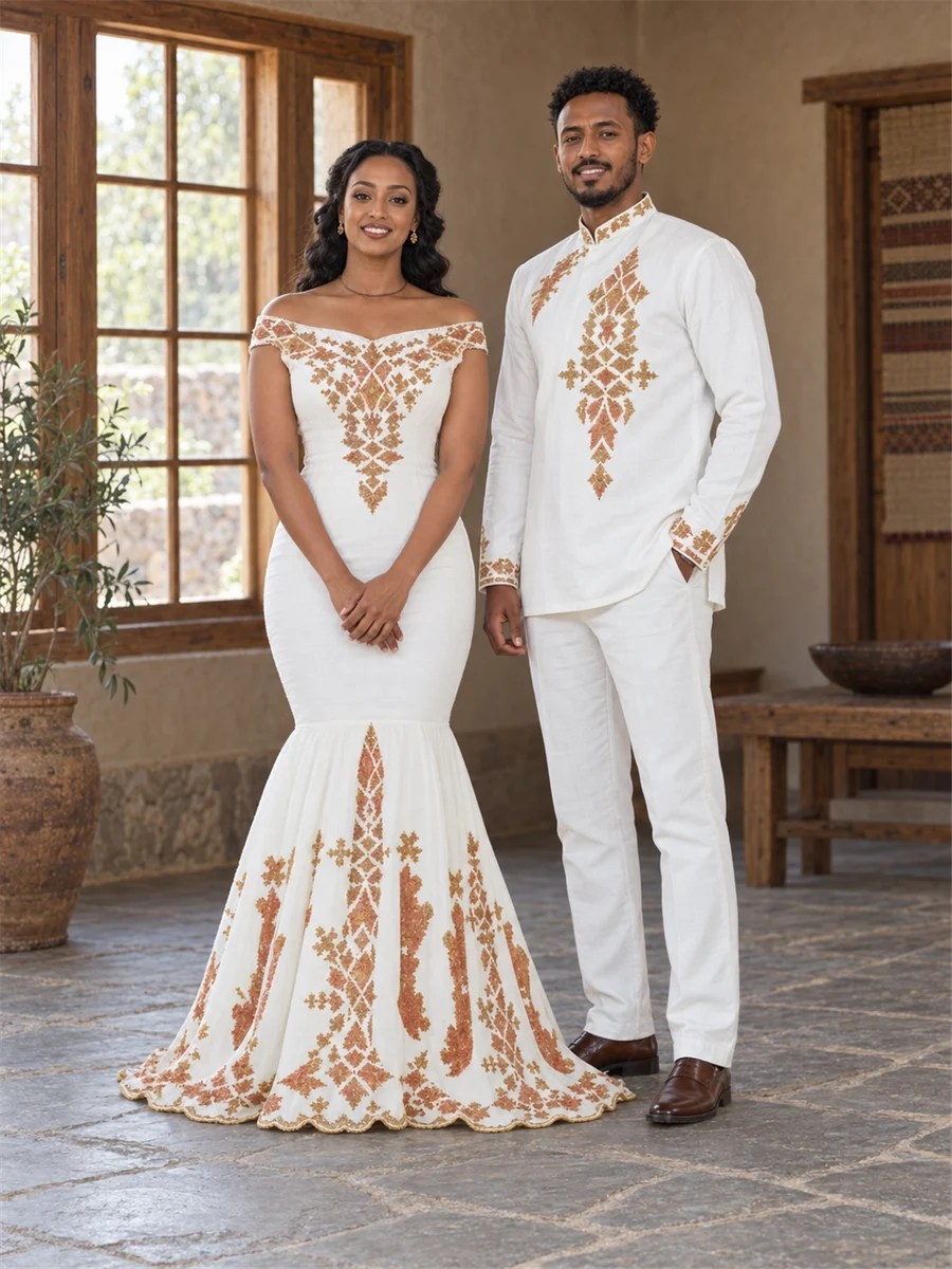 Rose Heritage Pair የሀበሻ ልብስ