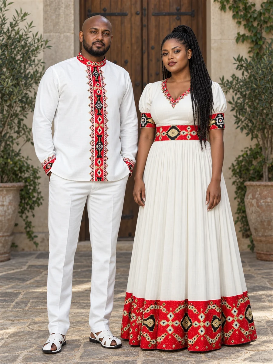 Ruby Celebration Pair የሀበሻ ልብስ