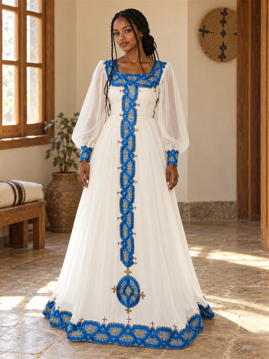 Sapphire Cross Kemis የሀበሻ ልብስ