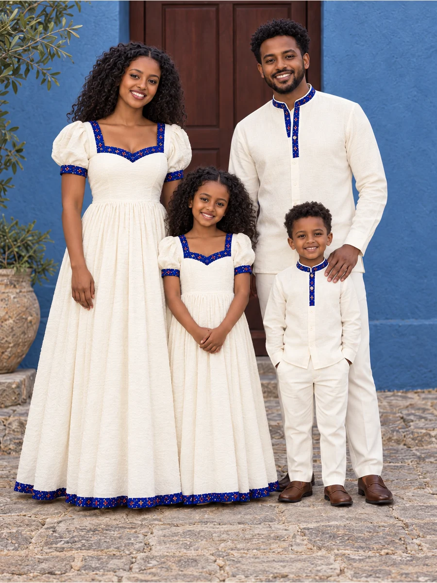 Family Casual Look 09 የሀበሻ ልብስ