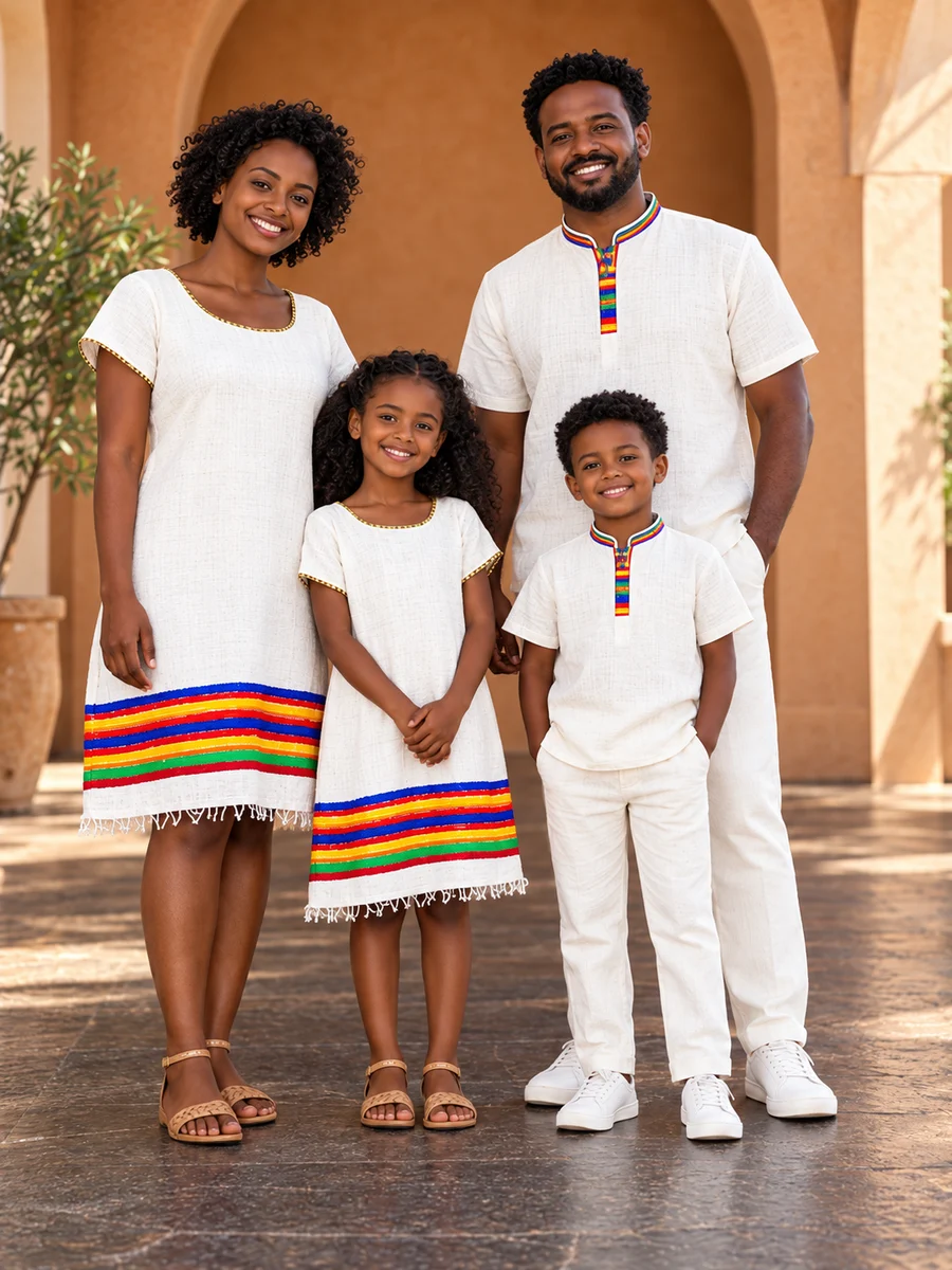 Family Casual Look 13 የሀበሻ ልብስ