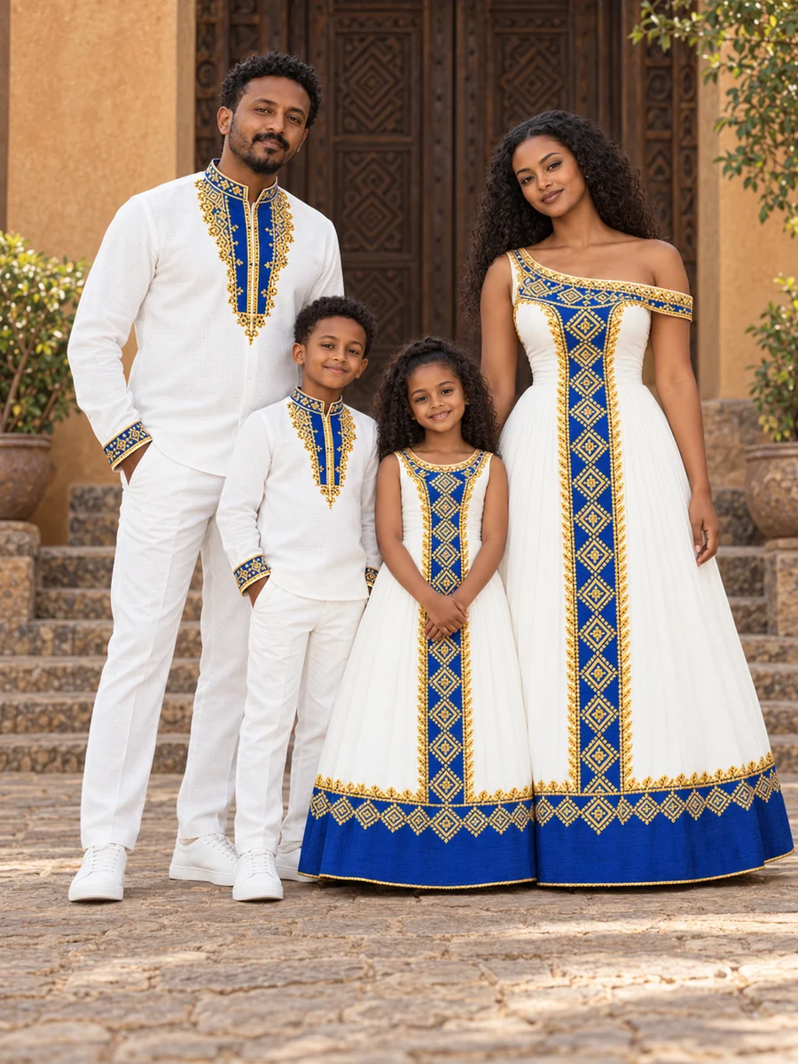 Family Formal Look 03 የሀበሻ ልብስ
