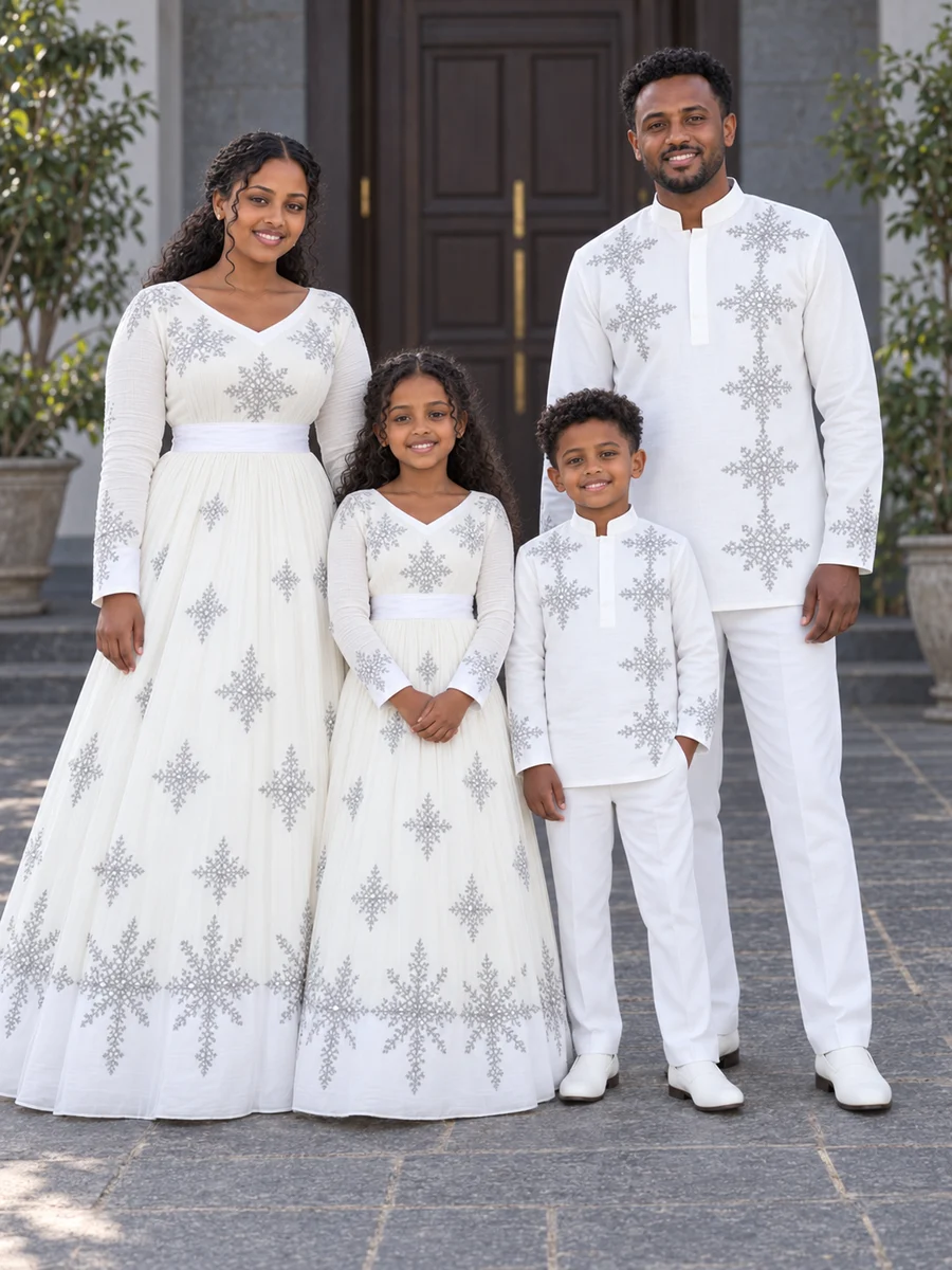 Family Formal Look 04 የሀበሻ ልብስ