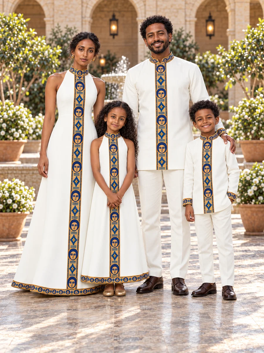 Family Formal Look 07 የሀበሻ ልብስ