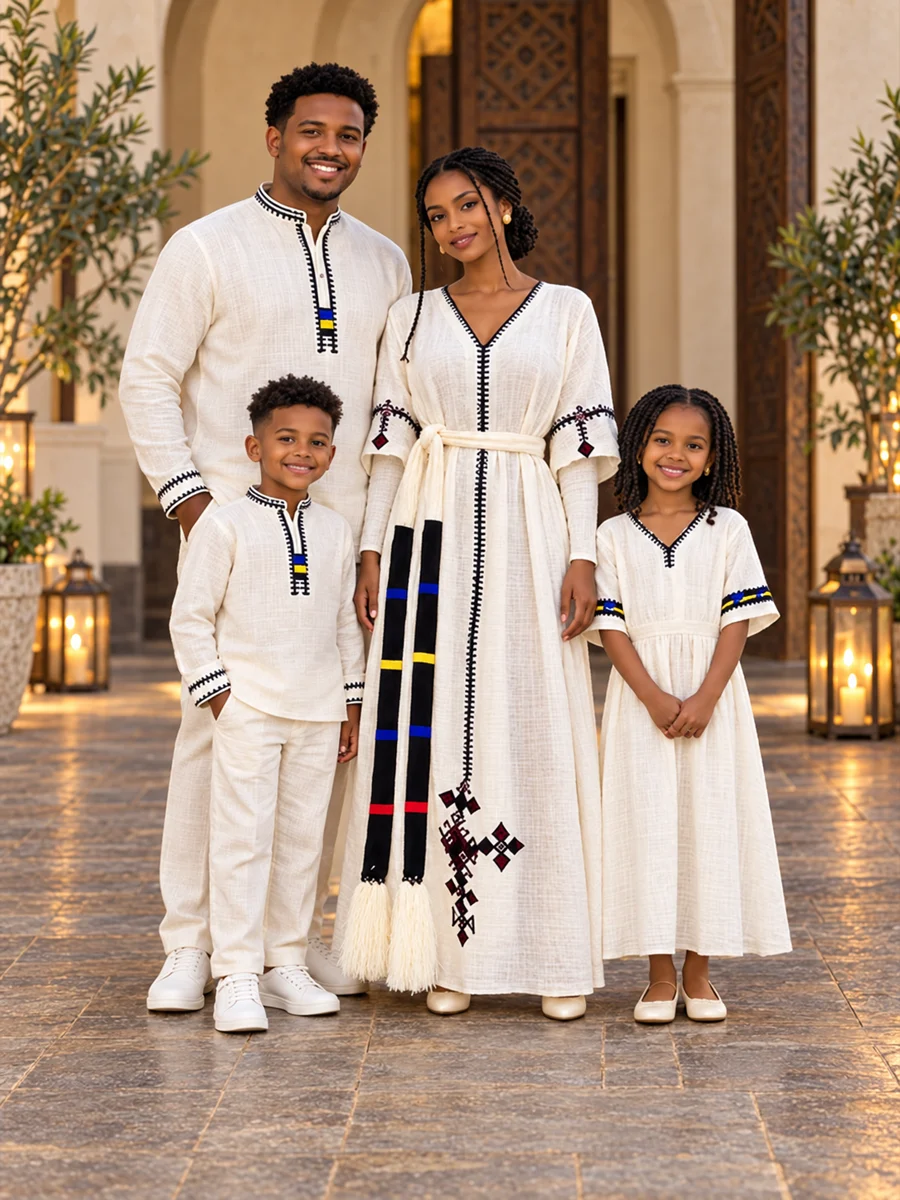 Family Holiday Look 10 የሀበሻ ልብስ