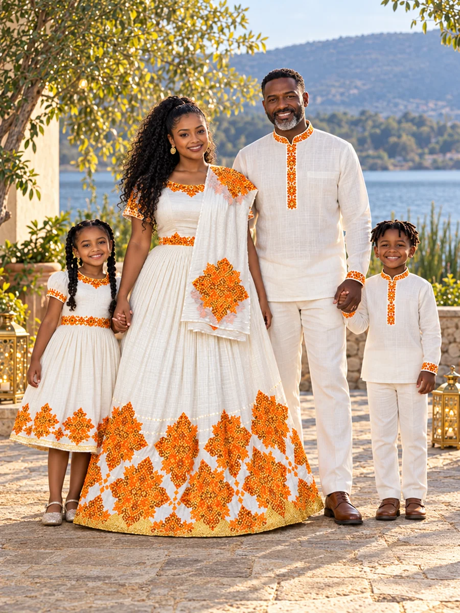 Family Holiday Look 11 የሀበሻ ልብስ