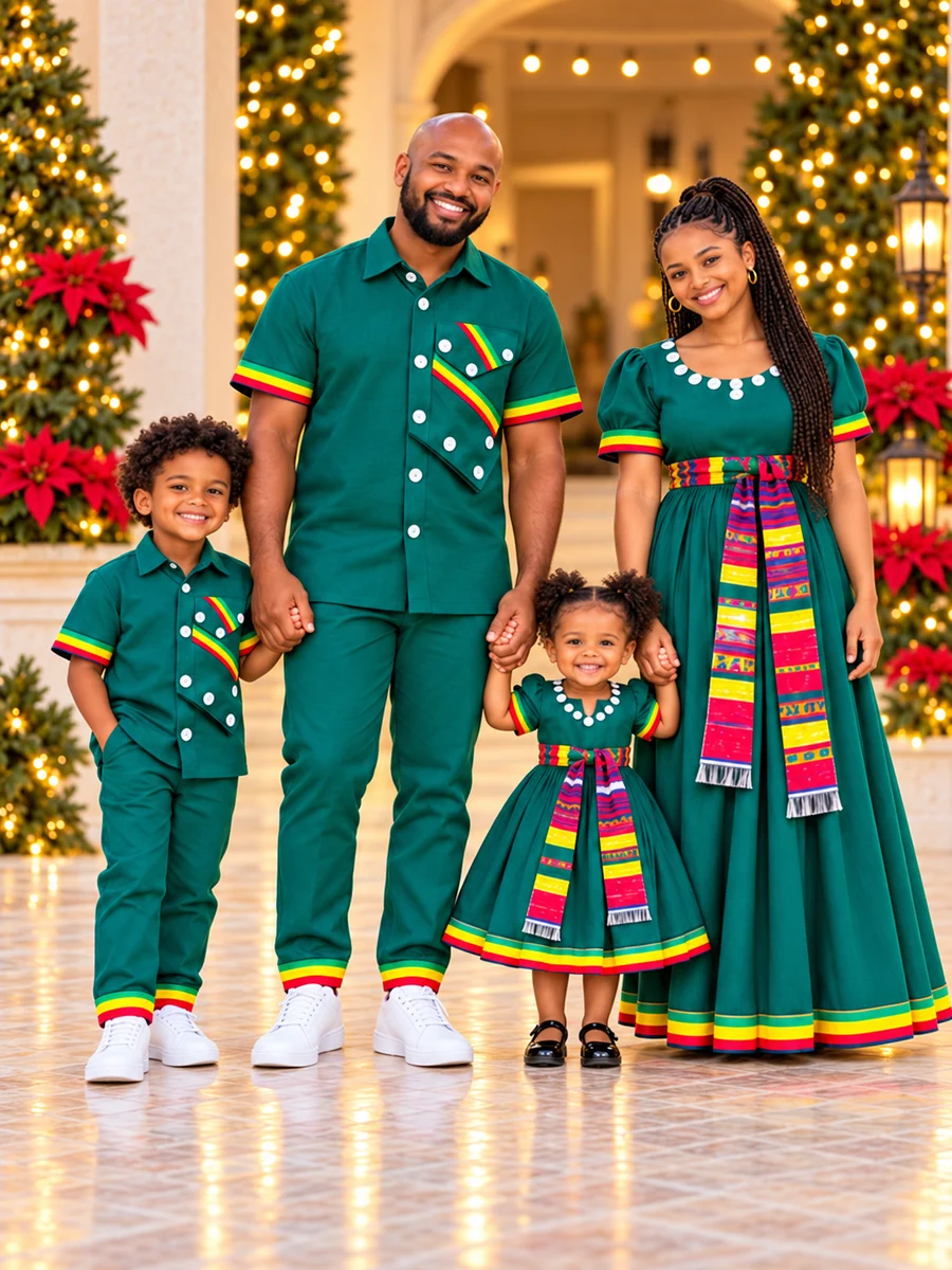 Family Holiday Look 12 የሀበሻ ልብስ