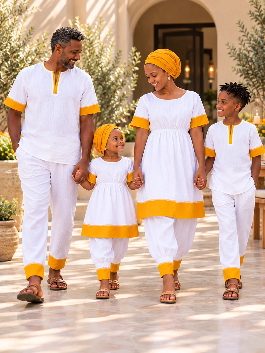 Family Holiday Look 14 የሀበሻ ልብስ