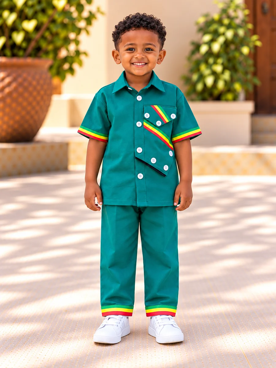 Boys Outfit 05 የሀበሻ ልብስ