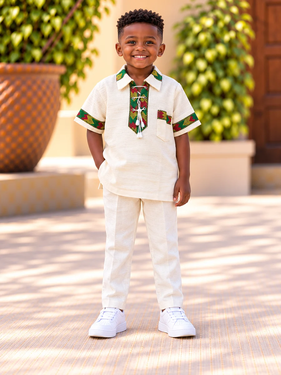 Boys Outfit 07 የሀበሻ ልብስ