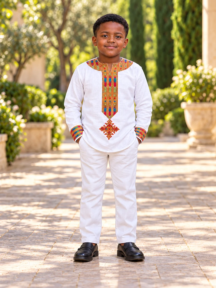 Boys Outfit 09 የሀበሻ ልብስ