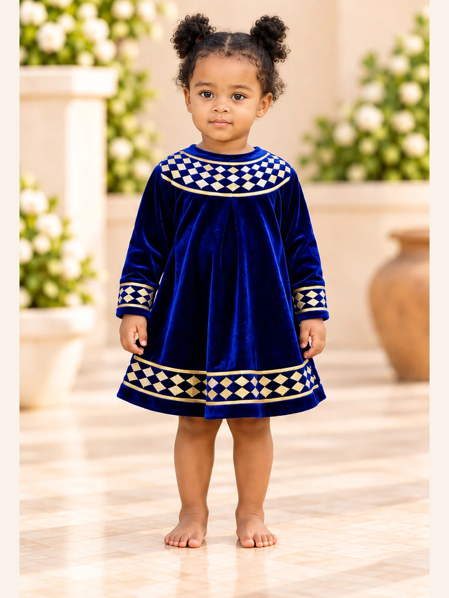 Girls Dress 05 kids’ Ethiopian traditional dress