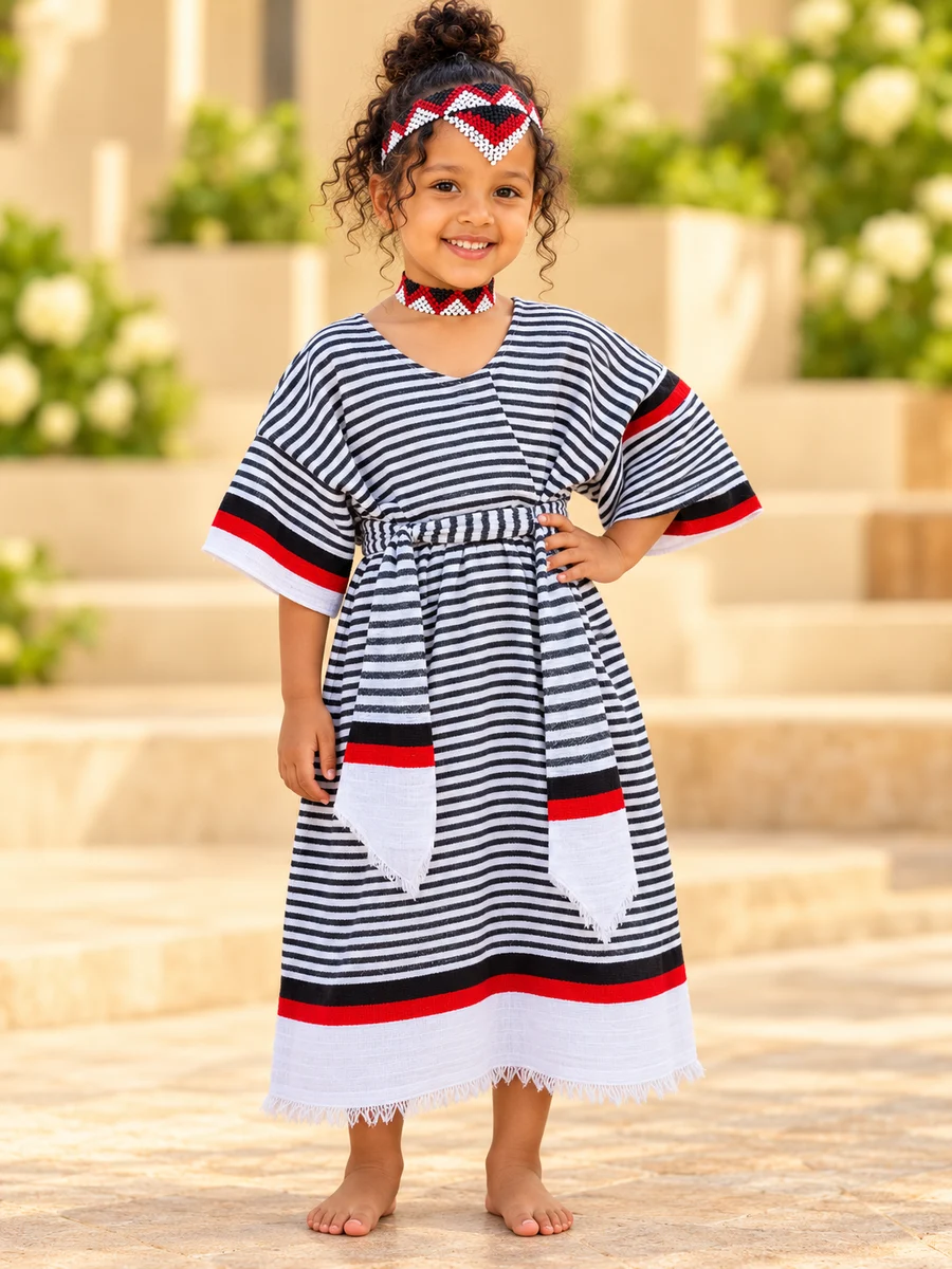 Girls Dress 06 የሀበሻ ልብስ