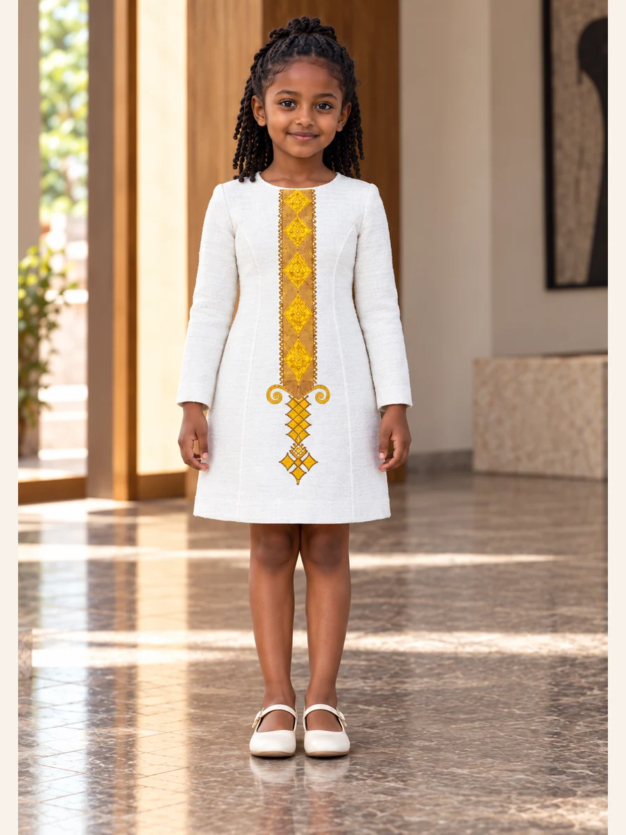 Kids Holiday Look 10 የሀበሻ ልብስ
