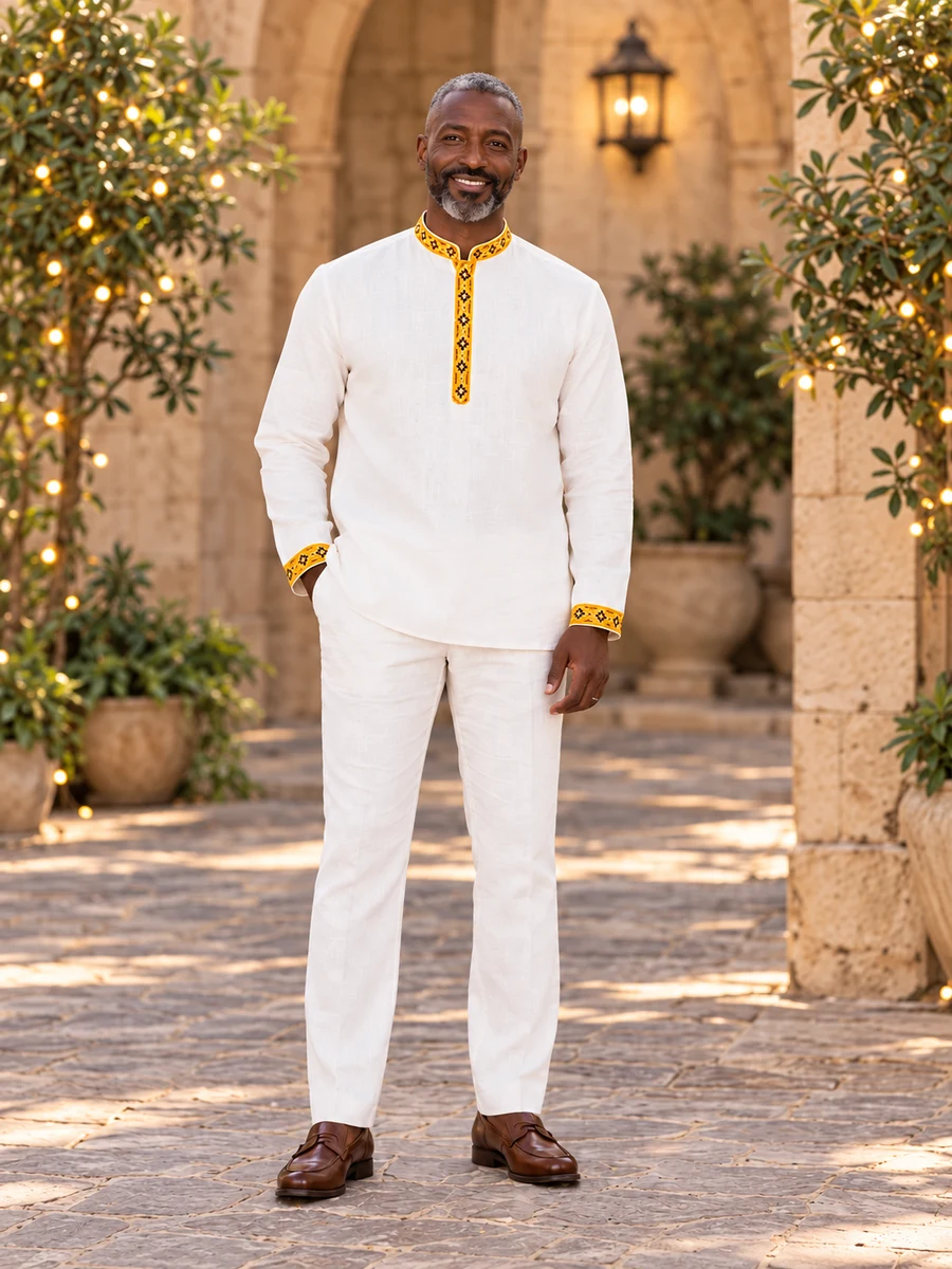 Golden Holiday Tunic የሀበሻ ልብስ