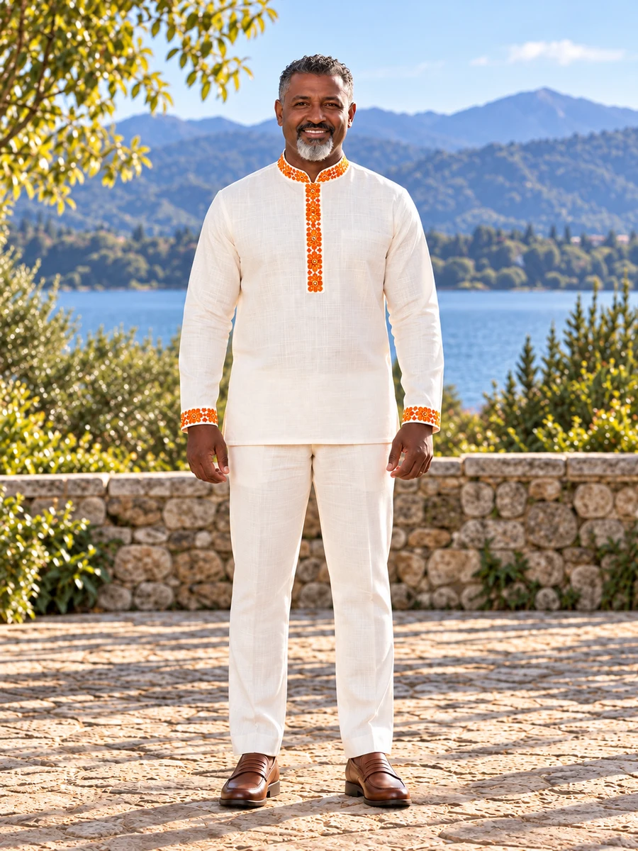 Orange Blossom Tunic የሀበሻ ልብስ